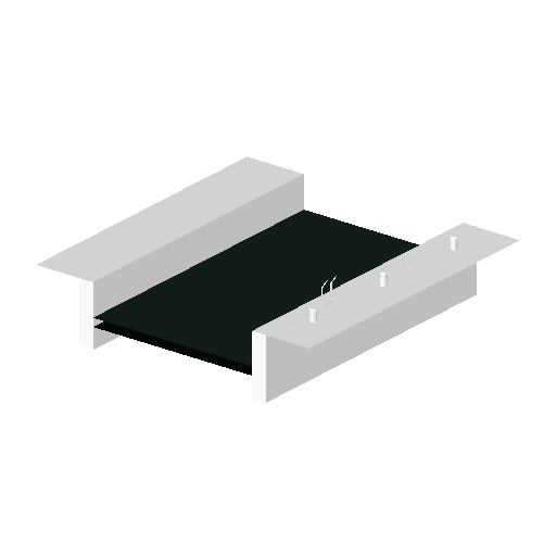 Low-poly Water 3D model: Realistic Canal Quay 01