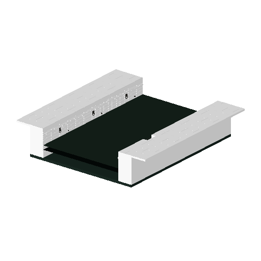 Low-poly Water 3D model: Realistic Canal Tile 01