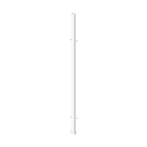 Low-poly Street Furniture 3D model: Realistic Drainpipe Run 01