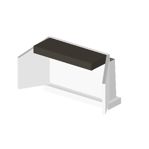 Low-poly Roads 3D model: Realistic Overpass Abutment 01