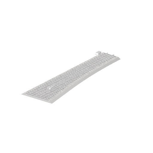 Low-poly Roads 3D model: Realistic Rail Turnout 01