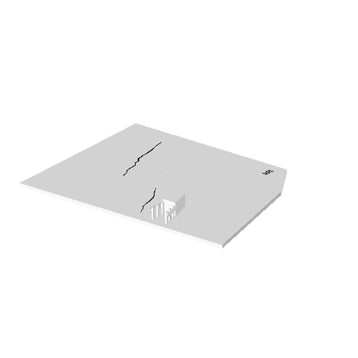 Low-poly Roads 3D model: Realistic Road Highway Ramp 01