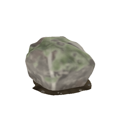 Low-poly Rocks 3D model: Realistic Rock Boulder 01