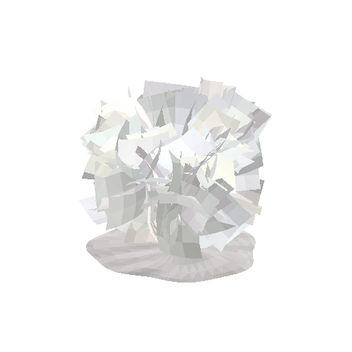 Low-poly Nature 3D model: Realistic Shrub 01