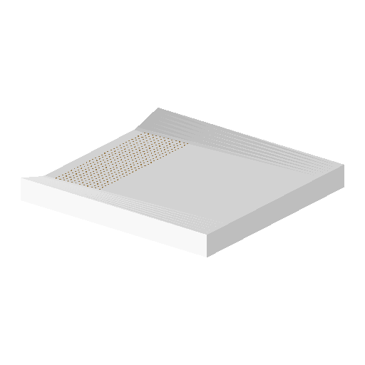 Low-poly Roads 3D model: Realistic Sidewalk Crossing Ramp 01