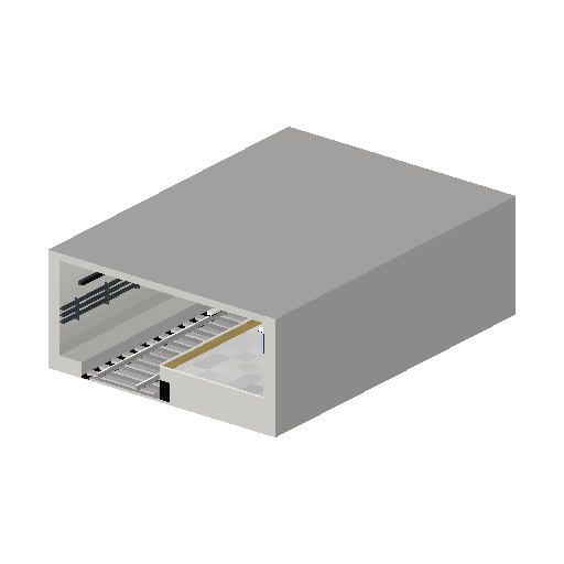 Low-poly Props 3D model: Realistic Subway Platform 01