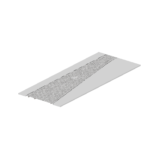 Low-poly Roads 3D model: Realistic Tram Track Junction 01