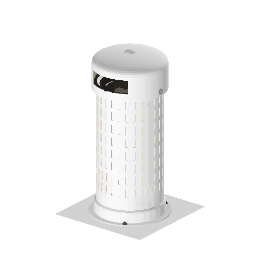Low-poly Street Furniture 3D model: Realistic Trash Bin 01