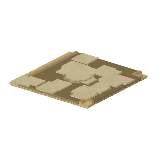 Low-poly Caravan Ways 3D model: Road Sand T