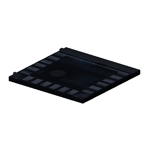 Low-poly Roads 3D model: Road Wet Tjunction