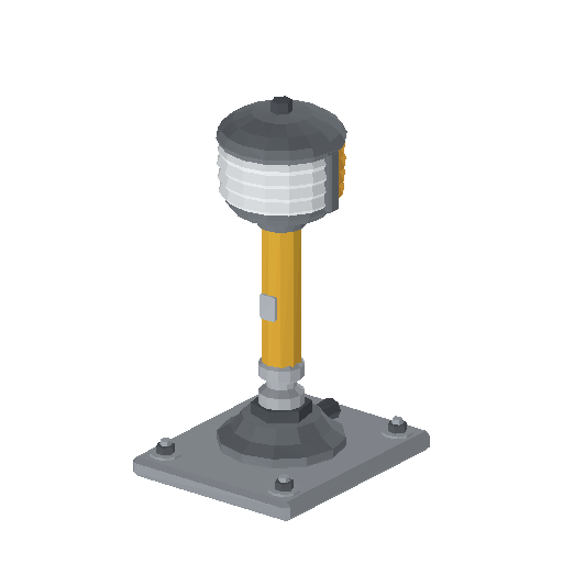 Low-poly Street Furniture 3D model: Runway Edge Light