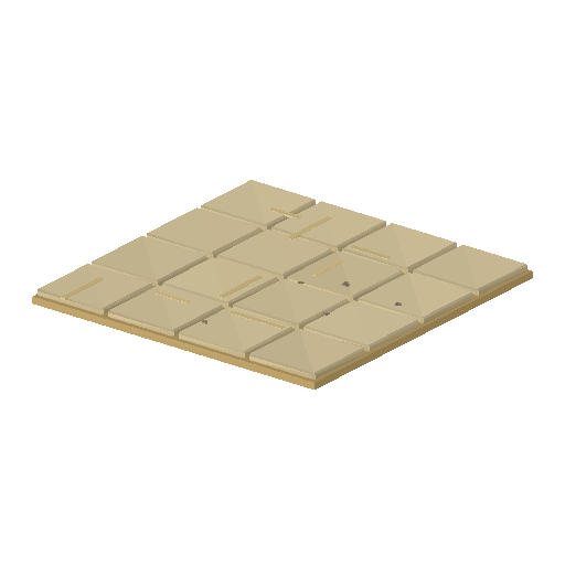 Low-poly Terrain 3D model: Sandstone Plaza Tile