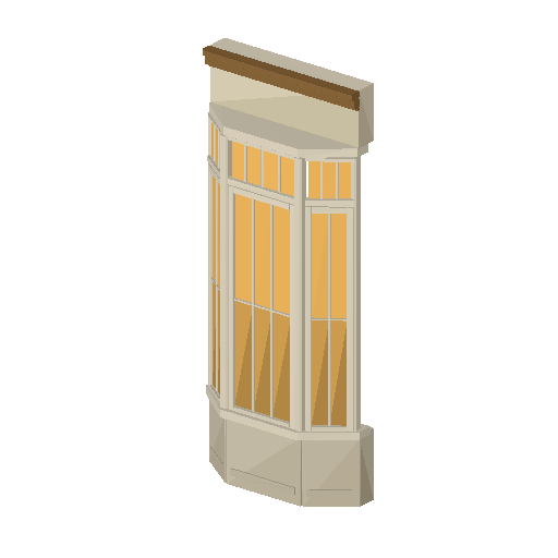 Low-poly Interiors 3D model: Shopfront Bay
