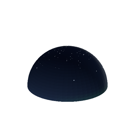 Low-poly Sky 3D model: Sky Arctic Aurora Night Dome