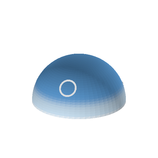 Low-poly Sky 3D model: Sky Day Dome 02