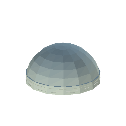 Low-poly Sky 3D model: Sky Golden Dome
