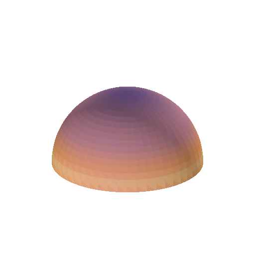 Low-poly Sky 3D model: Sky Goldenhour Dome 01