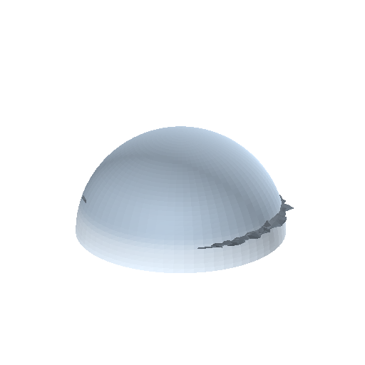 Low-poly Sky 3D model: Sky Overcast Dome 01