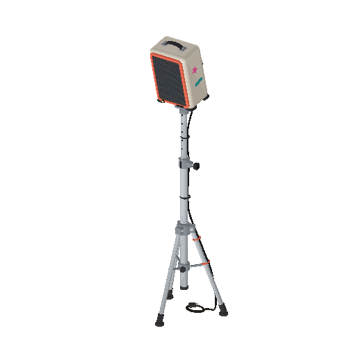 Low-poly Assistive Devices 3D model: Classroom Soundfield Speaker