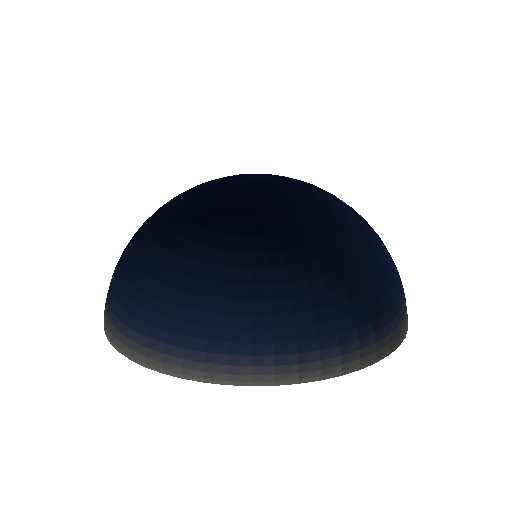 Low-poly Sky 3D model: Starry Night Dome