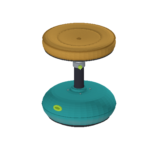 Low-poly Interiors 3D model: Wobble Stool