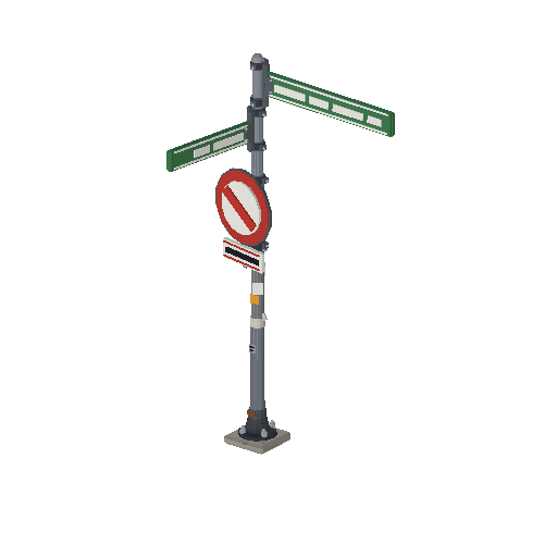 Low-poly Signage 3D model: Street Sign 01