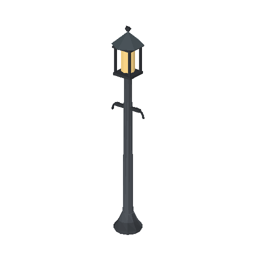 Low-poly Props 3D model: Streetlamp 01