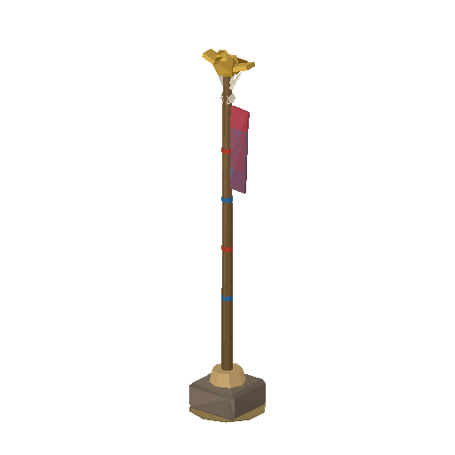 Low-poly Signage 3D model: Temple Standard