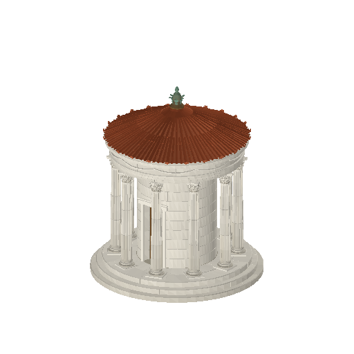 Low-poly Monuments 3D model: Tholos