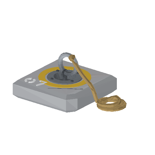 Low-poly Props 3D model: Tie Down Anchor