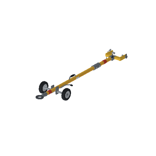 Low-poly Props 3D model: Tow Bar