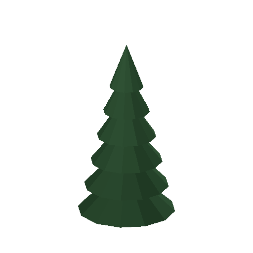 Low-poly Nature 3D model: Tree Pine 01