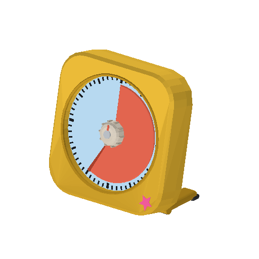 Low-poly Assistive Devices 3D model: Visual Timer