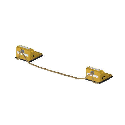 Low-poly Props 3D model: Wheel Chocks
