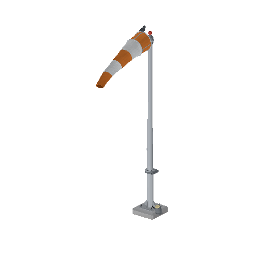 Low-poly Props 3D model: Windsock