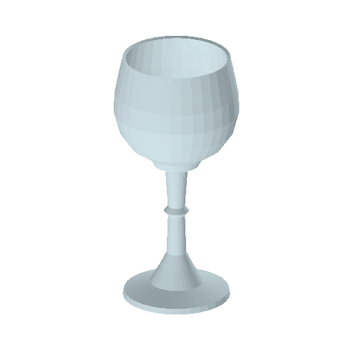 Low-poly Interiors 3D model: Wine Glass